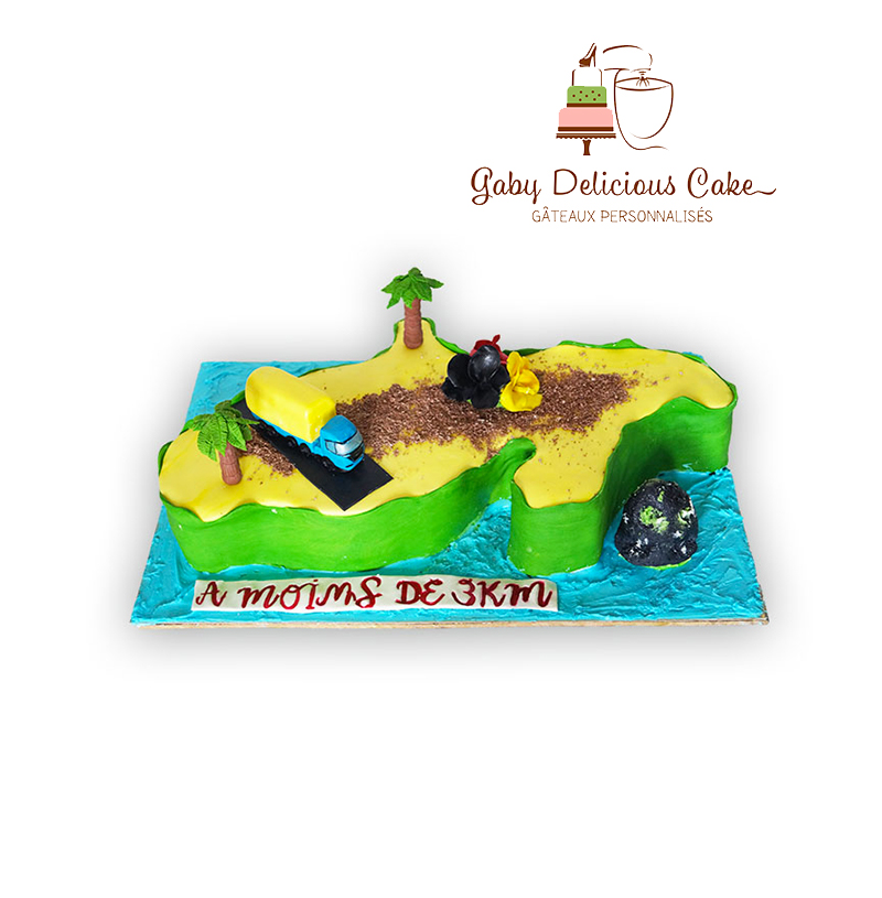 Cake design thème Martinique